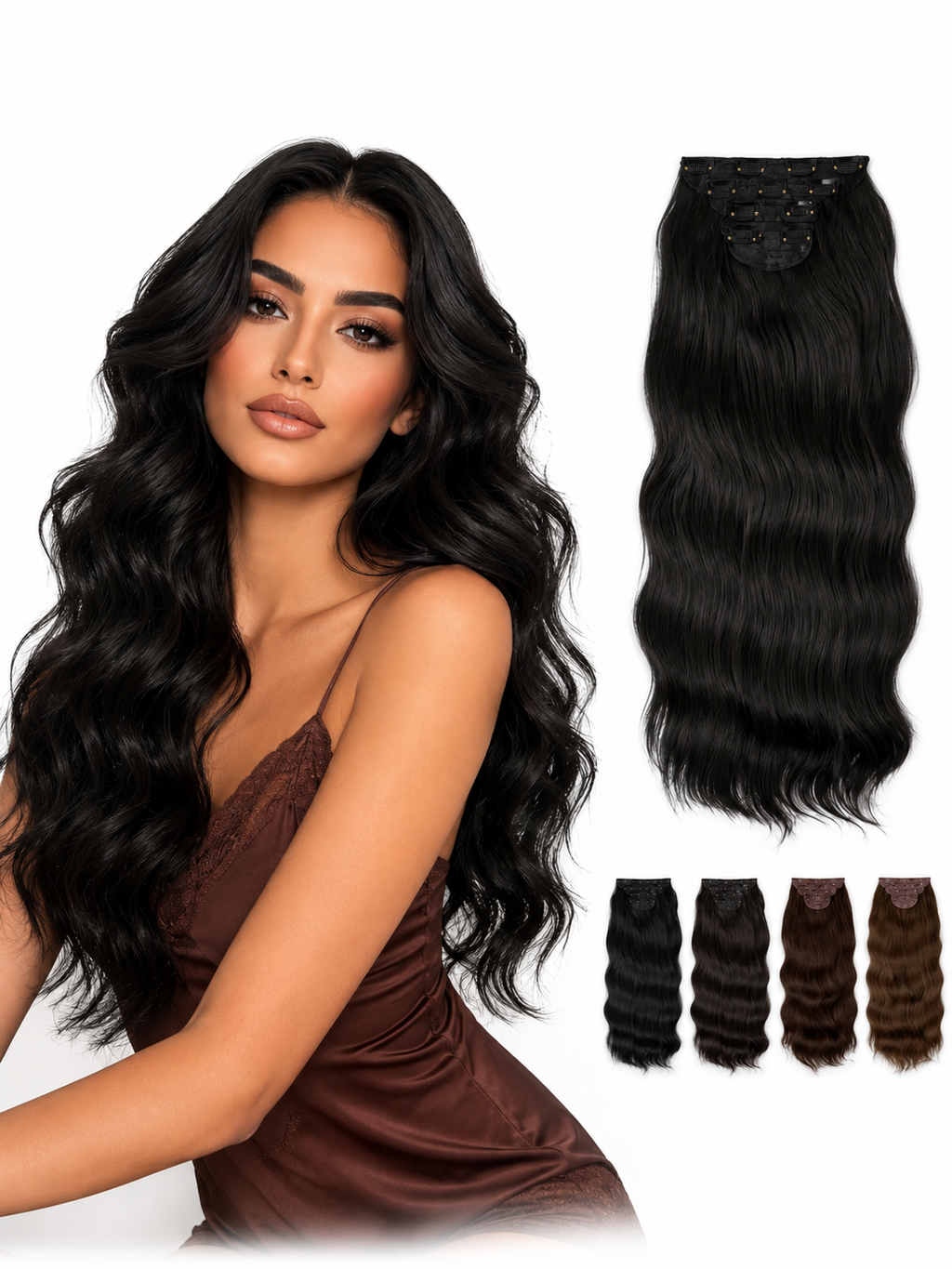 BOMBSHELL set ( 4pcs ) mega volume and hollywood waves