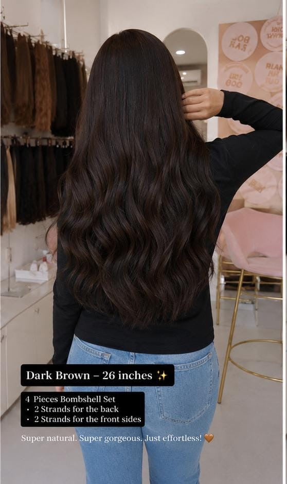 BOMBSHELL set ( 4pcs ) mega volume and hollywood waves