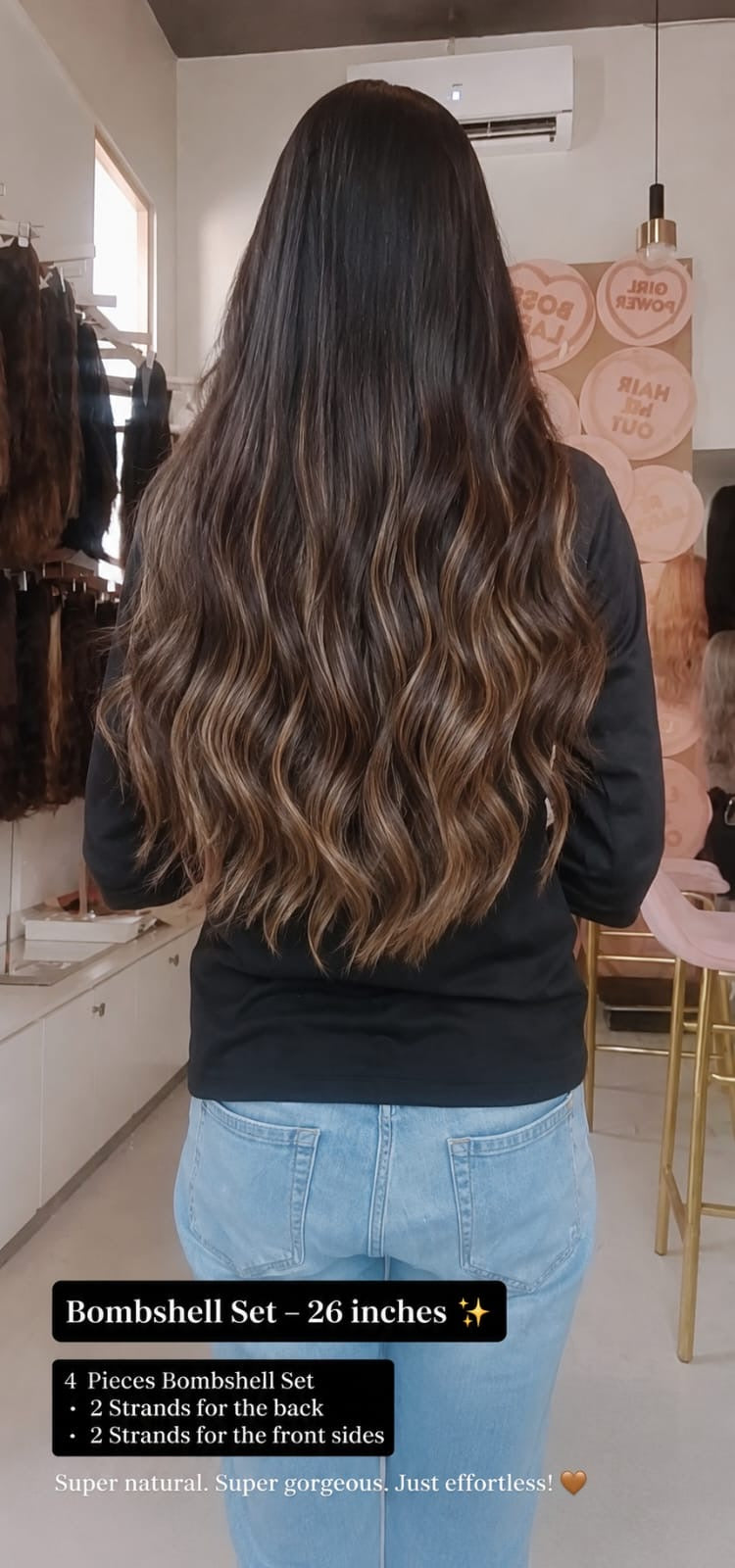 BOMBSHELL set ( 4pcs ) mega volume and hollywood waves